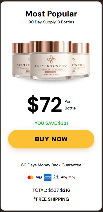 Buy SkinRenewPro 3 Bottle